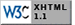 Valid XHTML 1.1